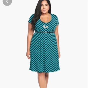 Torrid striped cotton dress